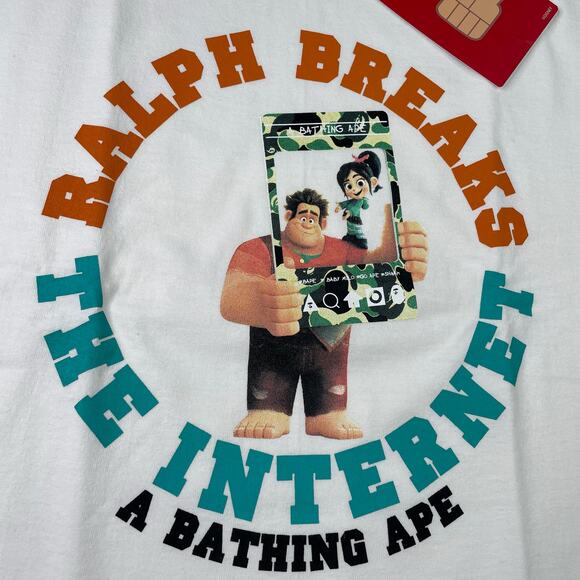 BAPE x Ralph Breaks The Internet Tee #1 - Picture 3 of 10